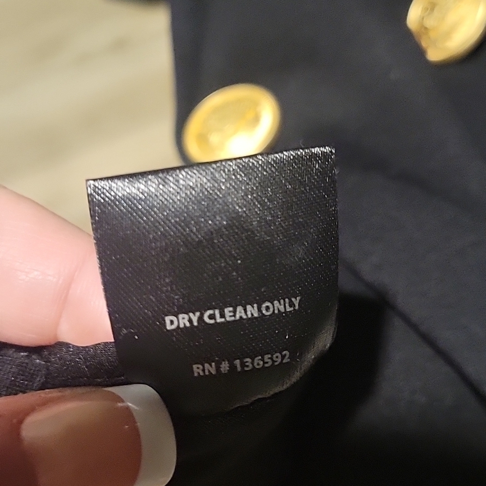 NEW! THALIAN Jilly Black Knit Double Breasted Blazer XS. - Picture 8 of 8